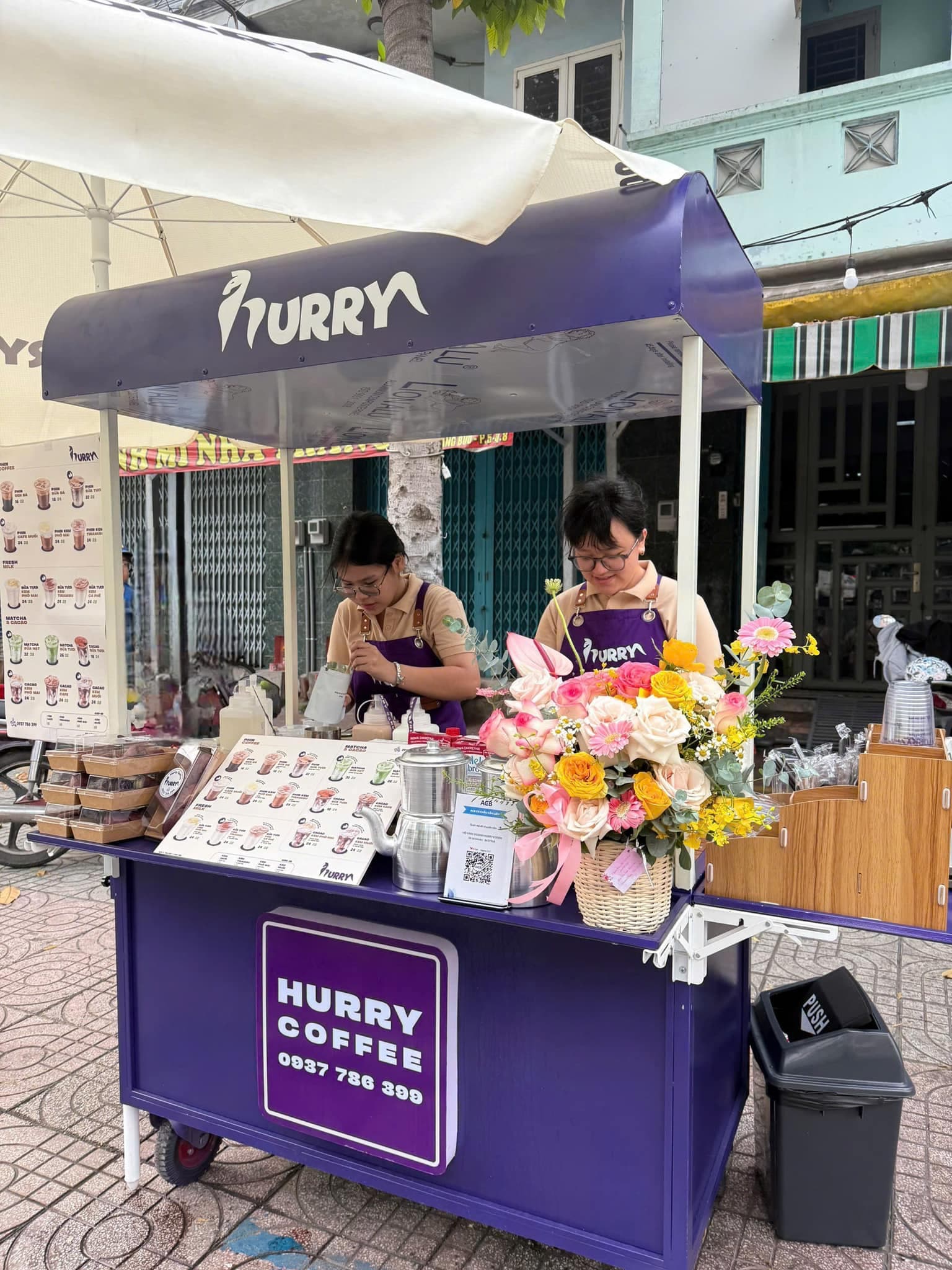 Hurry Coffee team working